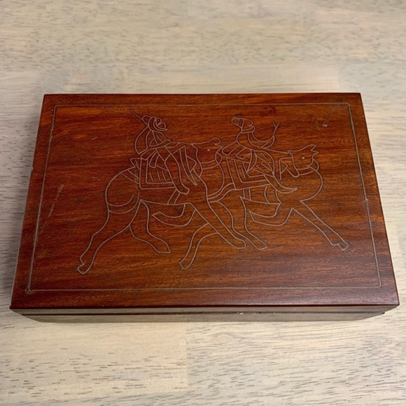 Tarkashi Jewelry Box! With‎ Metal inlay! - Picture 1 of 7